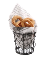 Drahtkorb Basic,rund, HENDI, ⌀120x(H)110mm