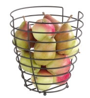 Obstkorb, schwarz, HENDI, ⌀230x(H)250mm