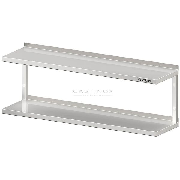 Stalgast Doppel-Wandbord mit Vierkantprofilen, 940x400x390 mm, verschweißt