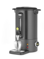 Heißgetränkekessel UNIQ, HENDI, 9L, Schwarz, 220-240V/950W, 307x330x(H)450mm