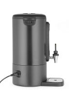 Heißgetränkekessel UNIQ, HENDI, 9L, Schwarz, 220-240V/950W, 307x330x(H)450mm