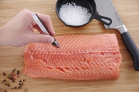 Pinzette für Fischgräten, schräger Kopf, HENDI, (L)120mm