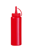 Spenderflaschen, HENDI, 0,35L, Rot, ⌀55x(H)205mm