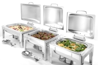 Chafing Dish GN 1/2, Satiniert, HENDI, Profi Line, 4L,...