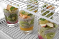 Aufsatz-Kühlvitrine 68 Liter, Arktic, Schwarz, 230V/170W, 444x397x(H)875mm