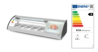 Sushi-Vitrine 5x GN 1/3, Arktic, 230V/160W,...