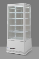 Aufsatz-Kühlvitrine 98 Liter, Arktic, Schwarz, 230V/210W, 444x397x(H)1100mm