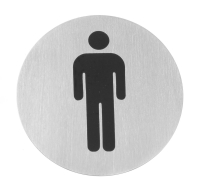 Türschilder, HENDI, Herren, ⌀75mm