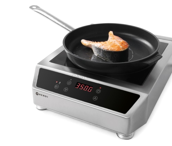 Induktionskocher Modell 3500 D, HENDI, Profi Line, 230V/3500W, 342x431x(H)116mm