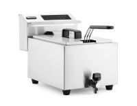 Fritteuse Profi Line digital - mit Ablasshahn - 8 l, HENDI, Profi Line, 8L, 3,5 kW / 230 V, 305x515x(H)345mm