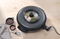 Partypfanne, HENDI, Innentopf 400x50 mm, 230V/1400W, ⌀400x(H)190mm