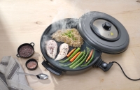 Partypfanne, HENDI, Innentopf 400x50 mm, 230V/1400W, ⌀400x(H)190mm