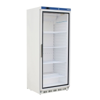 SARO Lagerkühlschrank mit Glastür - weiß,...