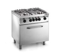 SARO Fast-Serie Gasherd mit Elektrobackofen, Modell...