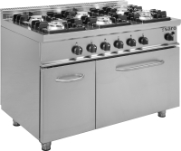 SARO Gasherd mit Gasbackofen, Modell E7/KUPG6LN