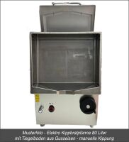 Elektro Kippbratpfanne 80 Liter - manuelle Kippung - RedFox