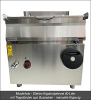 Elektro Kippbratpfanne 80 Liter - manuelle Kippung - RedFox