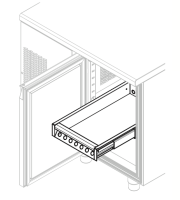 Interne Schubladen auf Führungsschienen für...