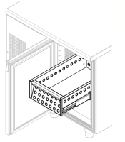 Interne Schubladen auf Führungsschienen für...