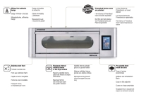 Pizzaofen Genius 4 digital mit Umluft - Prismafood