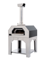 Outdoor Pizzaofen GAS 4 mit Untergestell, Holzlager und...